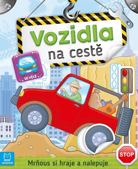 Vozidla na cestě Mrňous si hraje a nalepuje Poškozené