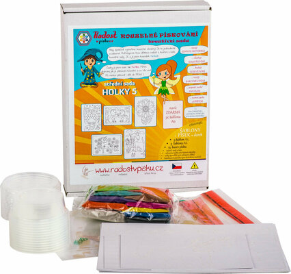 Základní sada PRO KLUKY 2 - Barevné pískování obrázků
