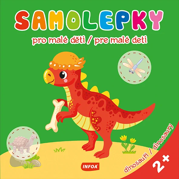 Samolepky pro malé děti Dinosauři Poškozený