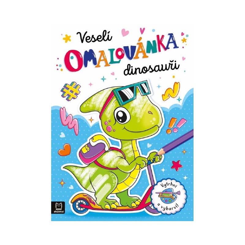 Omalovánka Veselí dinosauři Poškozené