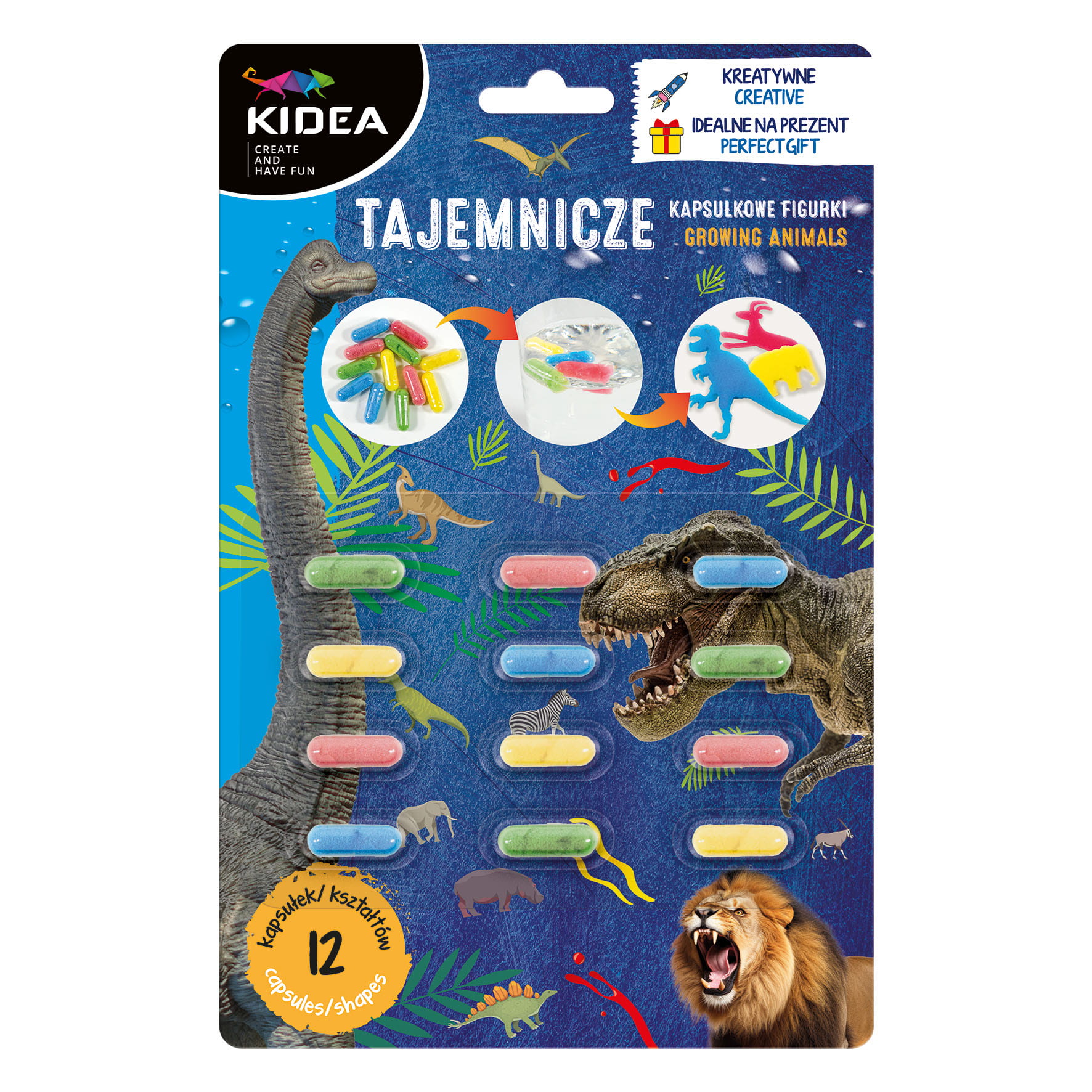 Tajemné kapsle zvířata 12ks