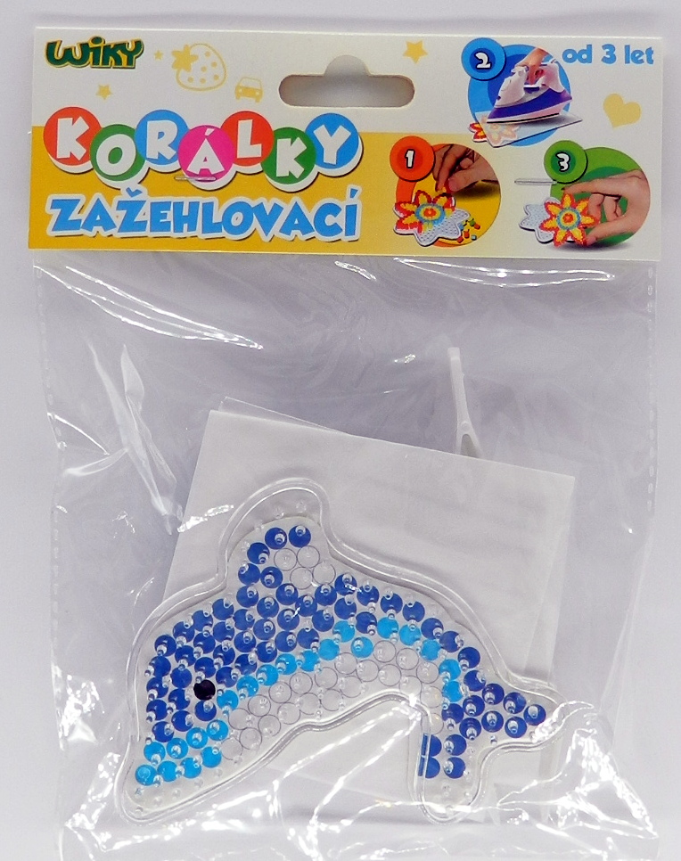 Korálky zažehlovací set Delfín