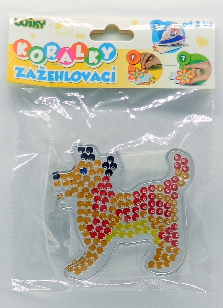 Korálky zažehlovací set Pejsek