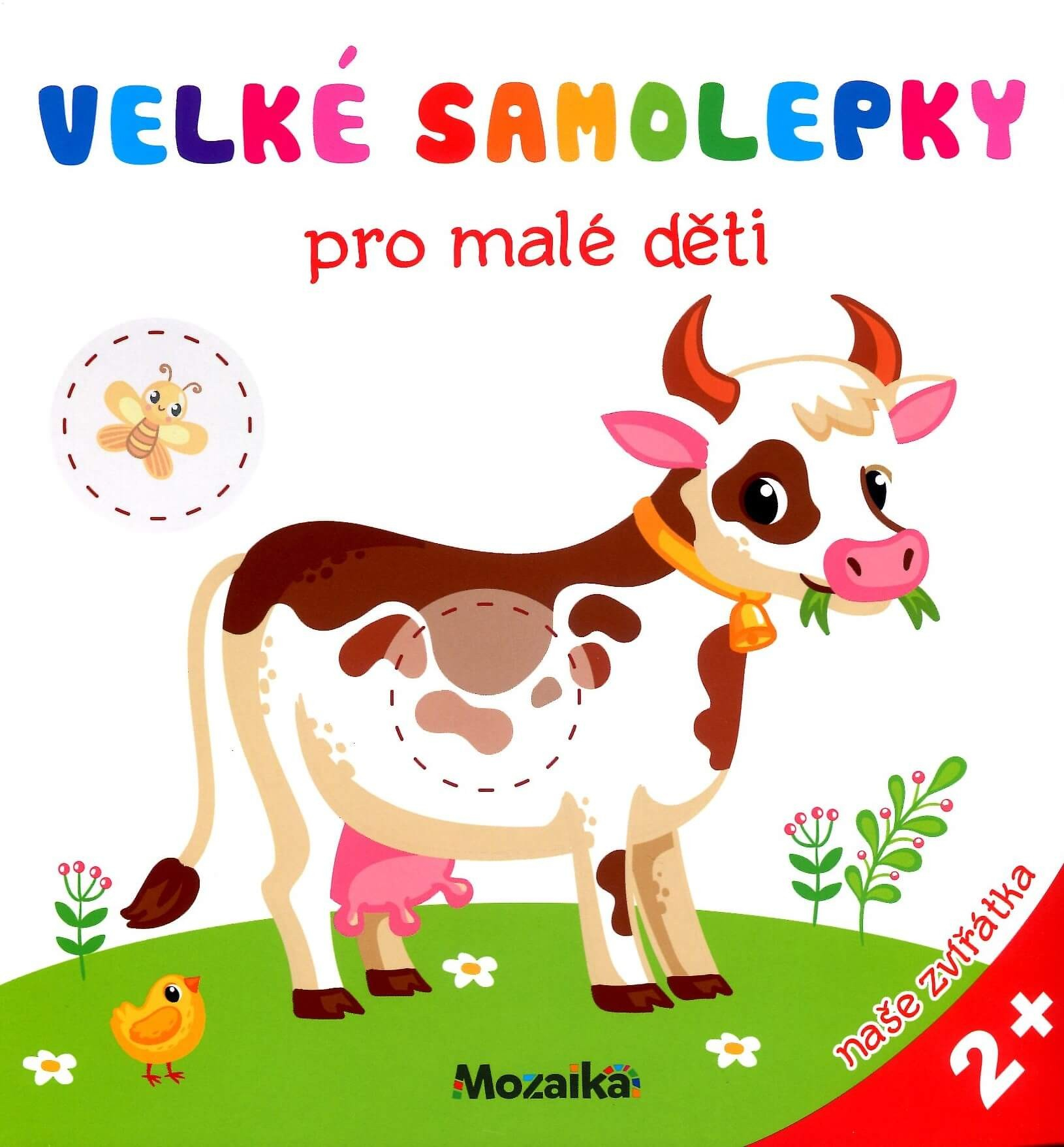 Velké samolepky pro malé děti - naše zvířata Poškozený