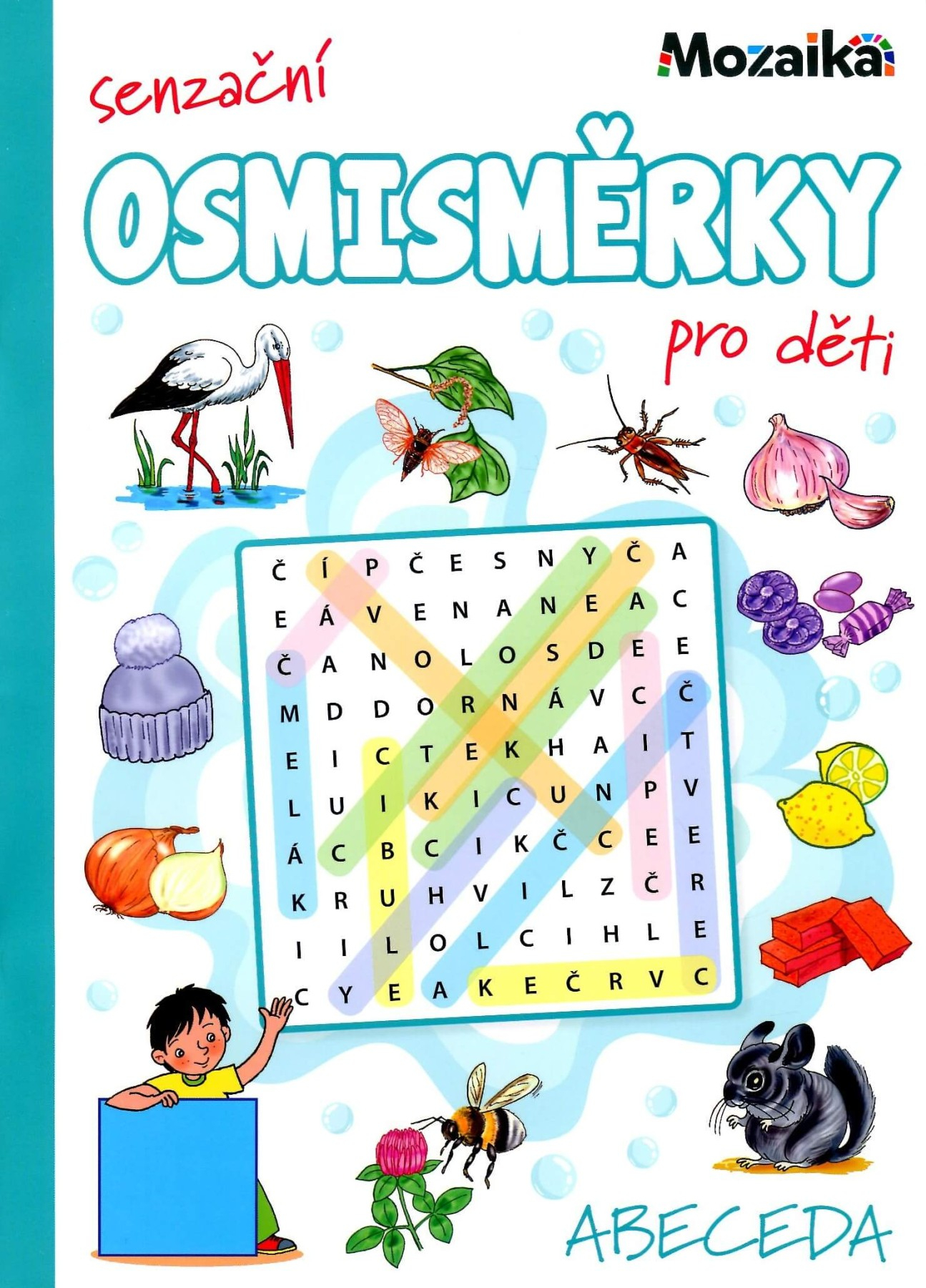 Senzační osmisměrky pro děti - Abeceda Poškozené