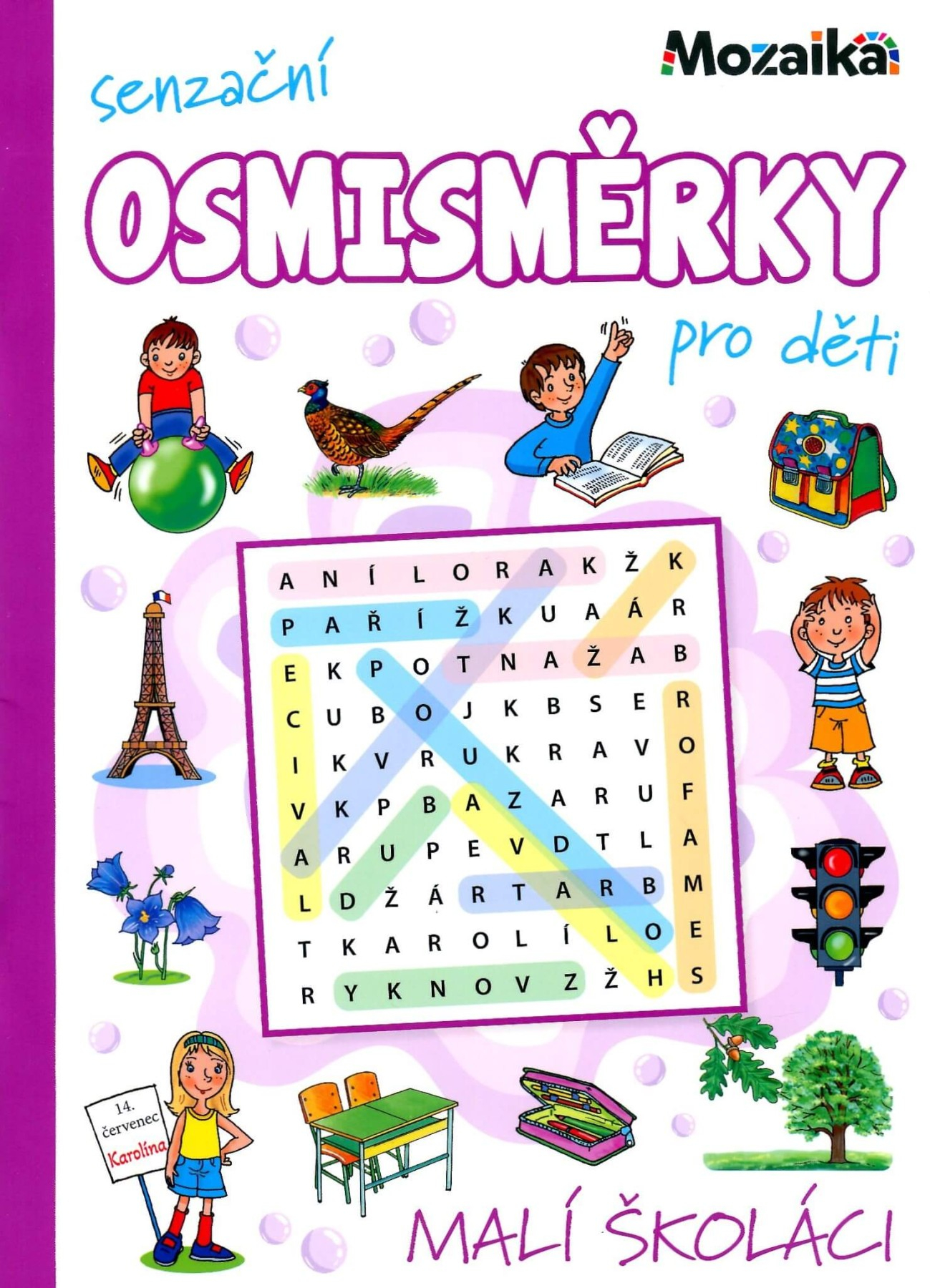 Senzační osmisměrky pro děti - Malí školáci Poškozené