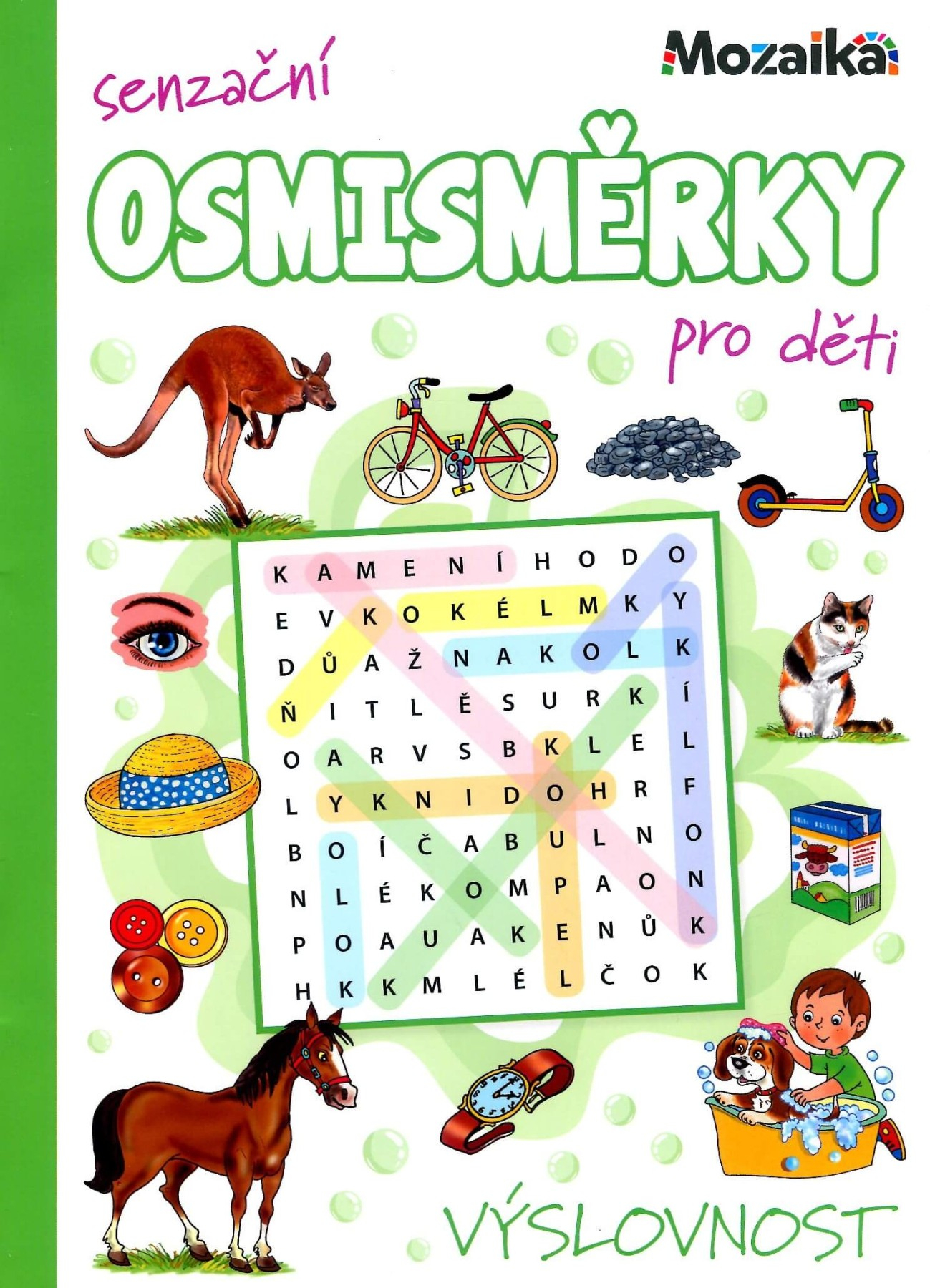 Senzační osmisměrky pro děti - Výslovnost Poškozené
