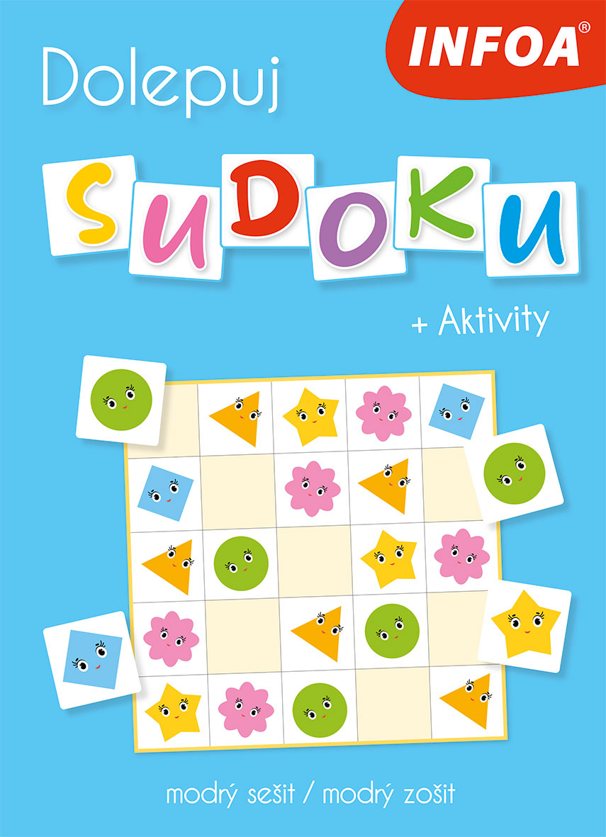 Dolepuj sudoku + Aktivity modrý sešit Poškozené