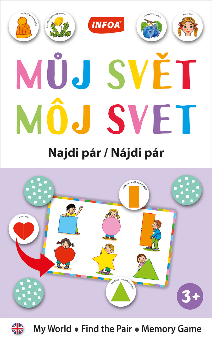 Výukové karty (krabička) - Najdi pár - Můj svět Poškozené