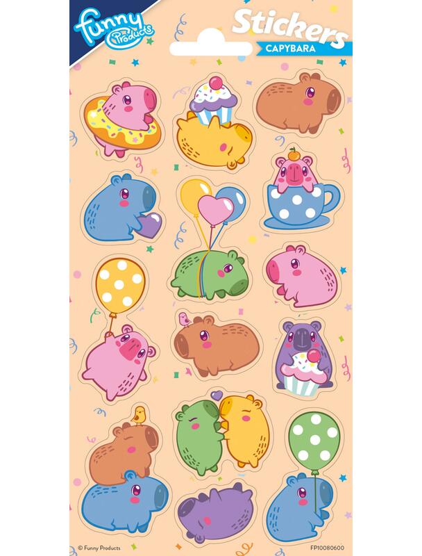 Samolepky Capybara - Typ C