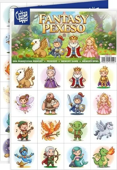 Pexeso 3xA4 Fantasy