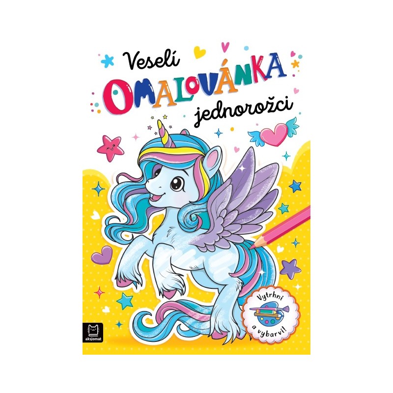 Omalovánka Veselí jednorožci Poškozené
