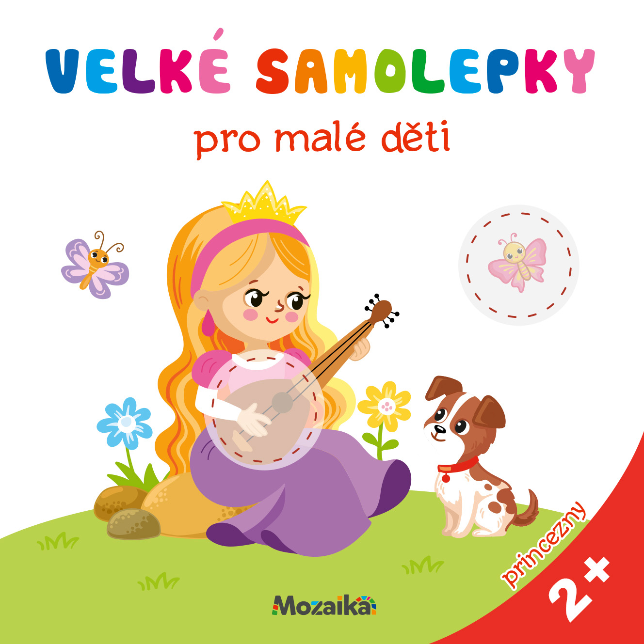 Velké samolepky pro malé děti - princezny Poškozený