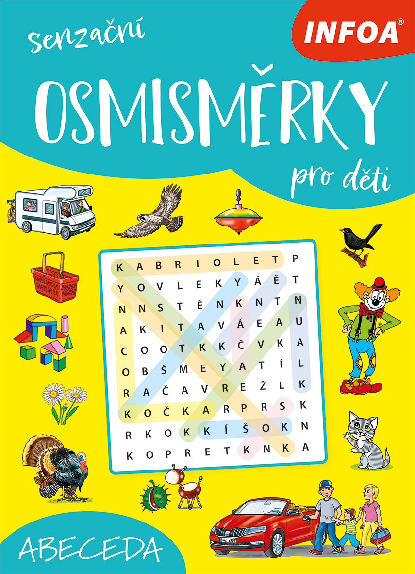 Senzační osmisměrky pro děti - Abeceda Poškozené