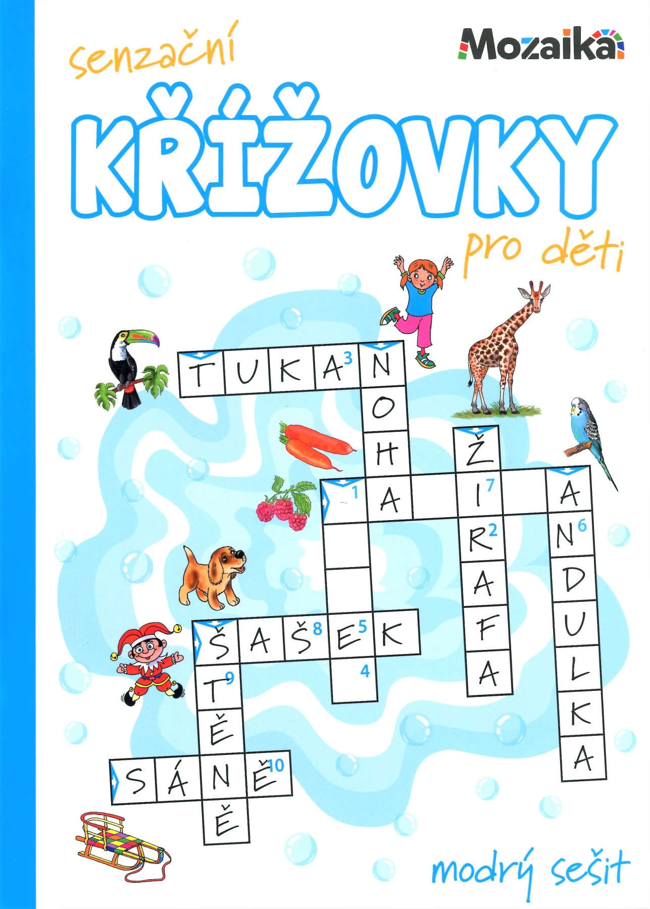 Senzační křížovky pro děti - modrý sešit 1 Poškozené