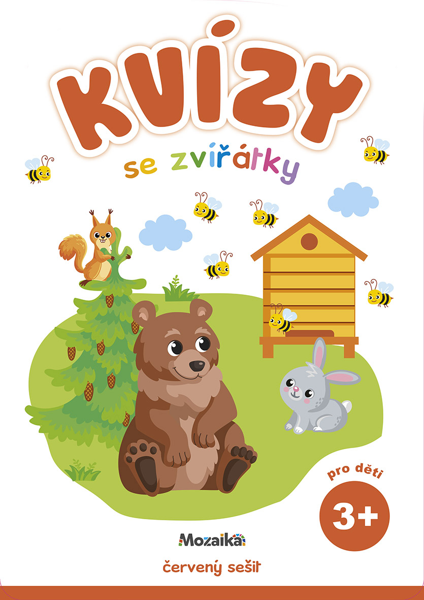 Kvíz pro děti 3+ - červený sešit Poškozené