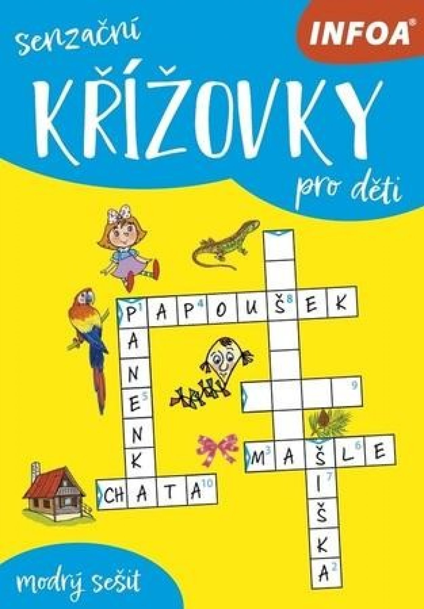Senzační křížovky pro děti - modrý sešit Poškozené