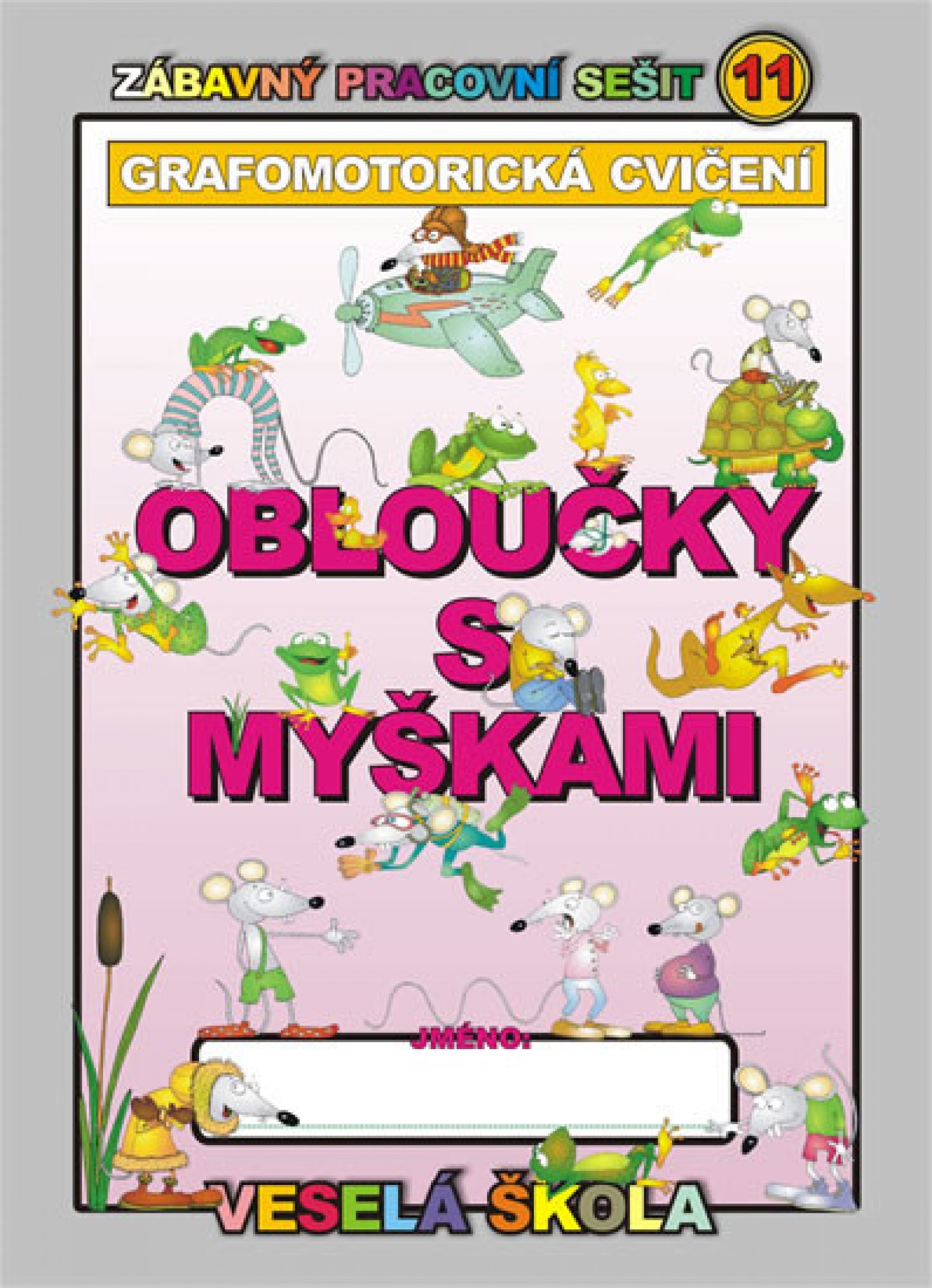 Obloučky s myškami - grafomotorická cvičení