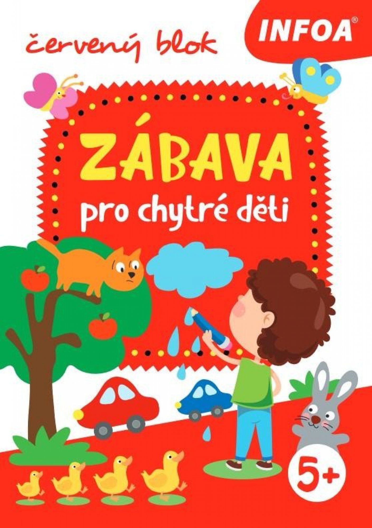 Zábava pro chytré děti - červený sešit Poškozený