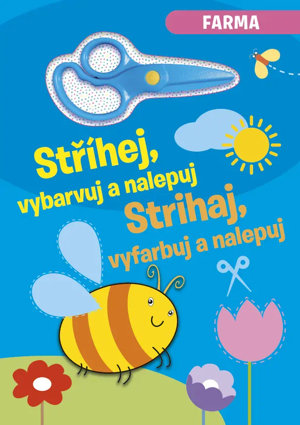 Stříhej, vybarvuj a nalepuj Farma Poškozený