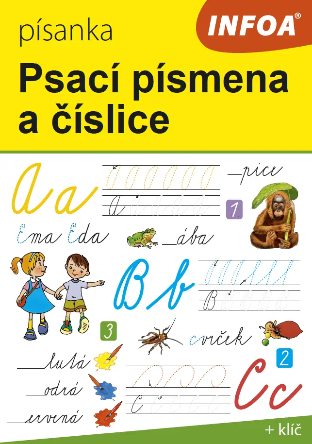 Písanka - Psací písmena a číslice Poškozený