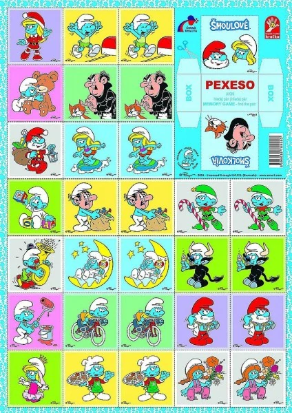 Pexeso Šmoulové