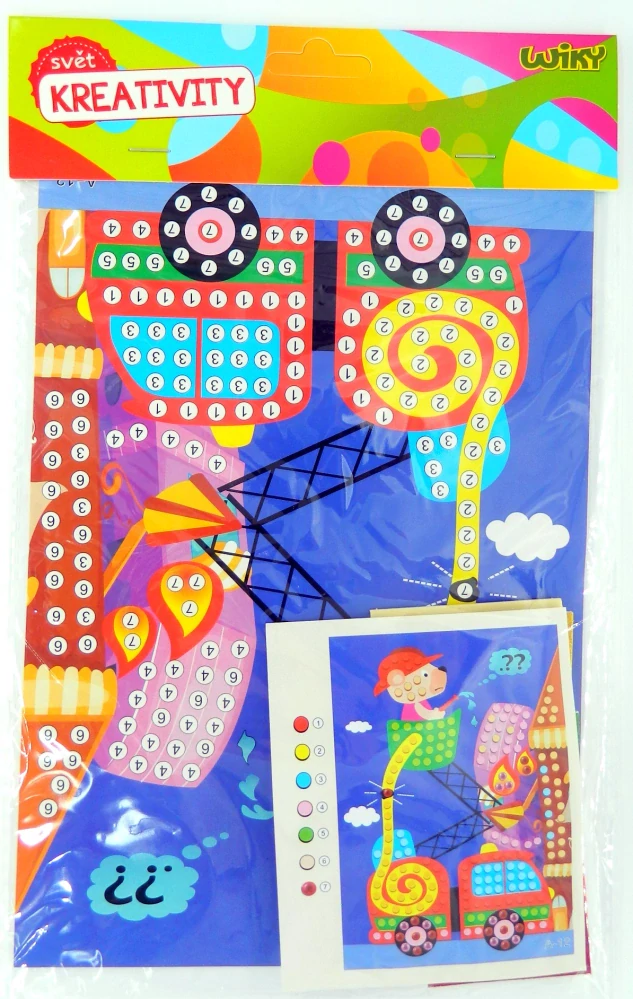 Kreativní set 17,5x29cm Hasič