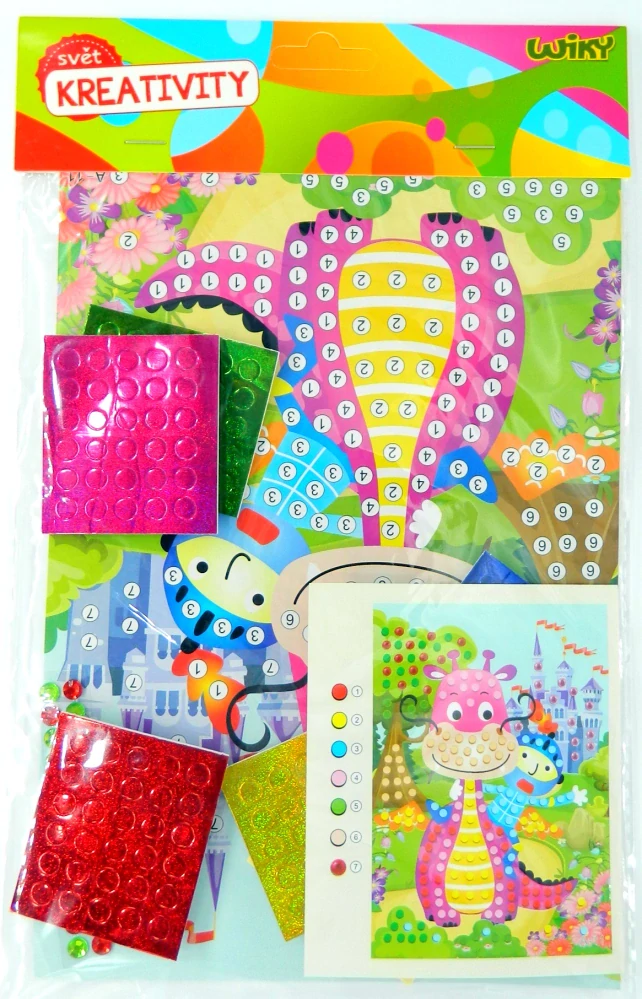 Kreativní set 17,5x29cm Dráček