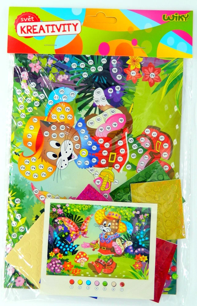 Kreativní set 17,5x29cm Kocour v botách