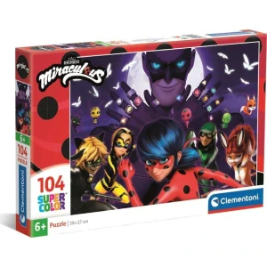 CLEMENTONI Puzzle Kouzelná Beruška a Černý Kocour 104 dílků