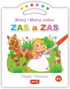 Maluj vodou ZAS a ZAS - Pohádky Poškozený
