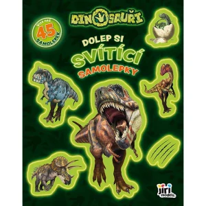 Dolep si svíticí samolepky Dinosauři Poškozené