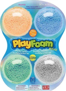 PlayFoam pěnová kuličková modelína boule set 4 barvy klučičí