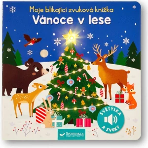 Moje blikající zvuková knížka Vánoce v lese