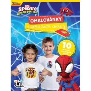 Omalovánky s nažehlovacími obrázky Spidey Poškozené