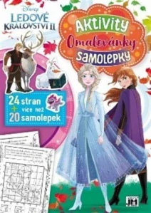 Ledové království Omalovánky A4 se samolepkami Poškozená