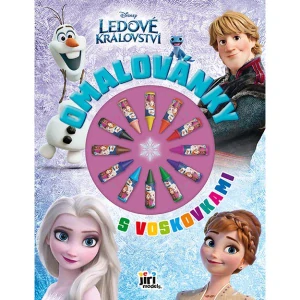 Omalovánky s voskovkami Ledové království Poškozené