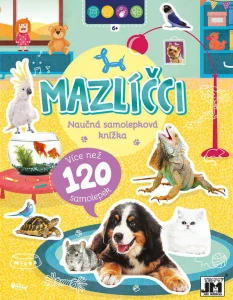 Naučná samolepková kniha Mazlíčci