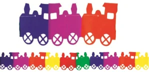 Girlanda papírová Vláček 400 × 18 cm