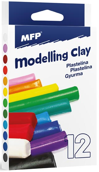 Modelovací hmota 12 barev 200g