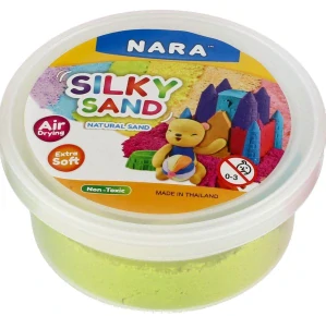 Písek tekutý NARA 100g s vykrajovátky 2ks Žlutá