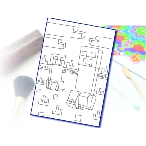 Šablona na pískování minecraft creeper A5