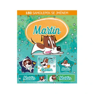 Veselé nálepky samolepky se jménem Martin