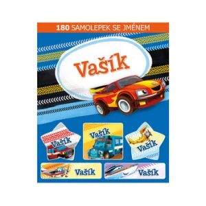 Veselé nálepky samolepky se jménem Vašík