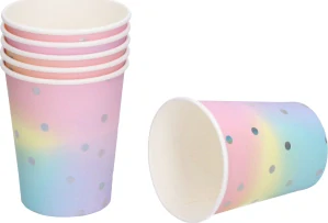 Párty kelímky PASTEL 250ml, 6 ks