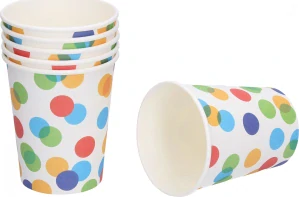 Párty kelímky TEČKY 250ml, 6 ks