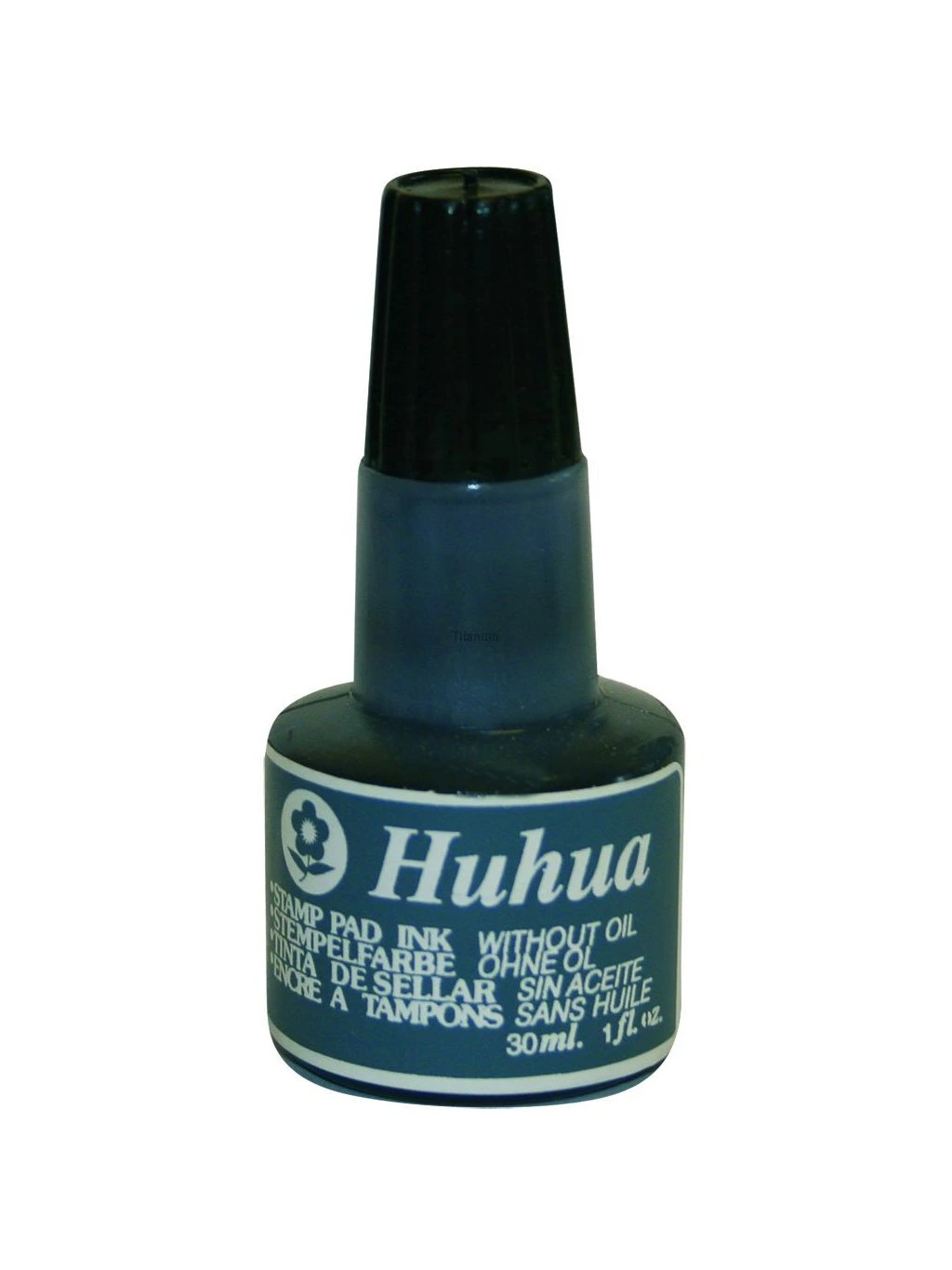 Inkoust-razítka, černá, pryž., polymerní, bez oleje, 30ml, 1 kus