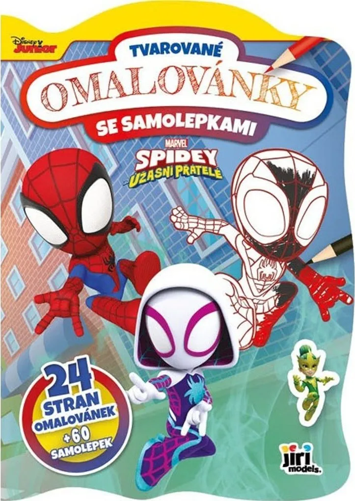 Tvarované omalovánky Spidey Poškozená