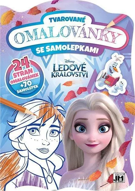 Tvarované omalovánky Ledové království 2