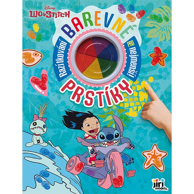 Barevné prstíky Stitch Poškozené